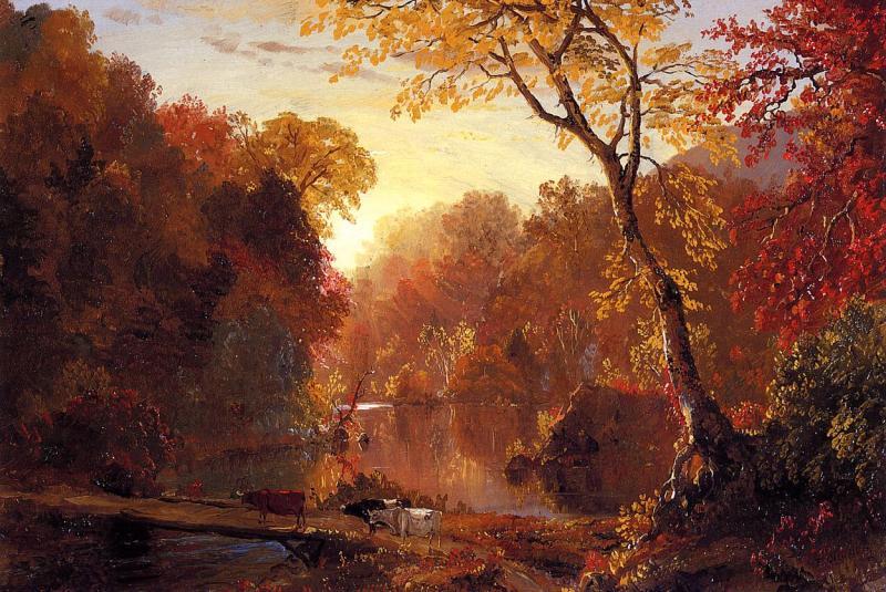 Frederic Edwin Church Autumn in North America China oil painting art